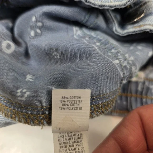 aerie women's shorts chambray cut off decroative pockets medium - Picture 4 of 8